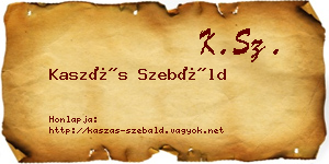 Kaszás Szebáld névjegykártya
